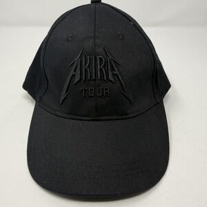 AKIRA Hat Cap Strapback One Size Black Embroidered Tour Anime Manga Movie Mens